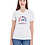 Thumbnail: Color Logo Women's V-Neck Tee White